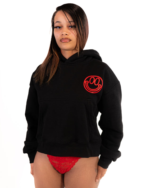 BLACK FIRST DATE HOODIE