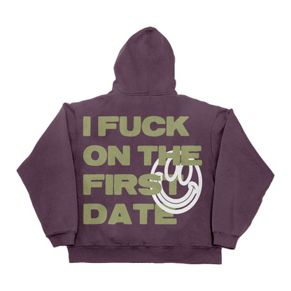 ITALIAN PLUM FIRST DATE HOODIEN